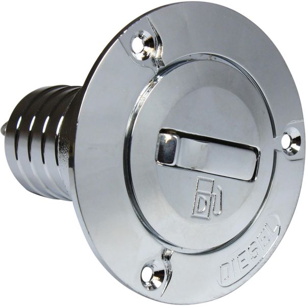 Foresti & Suardi Diesel Chrome Deck Filler with Flush Handle 38mm