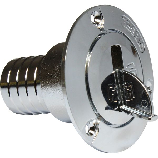 Foresti & Suardi Diesel Chrome Deck Filler with Flush Handle 38mm