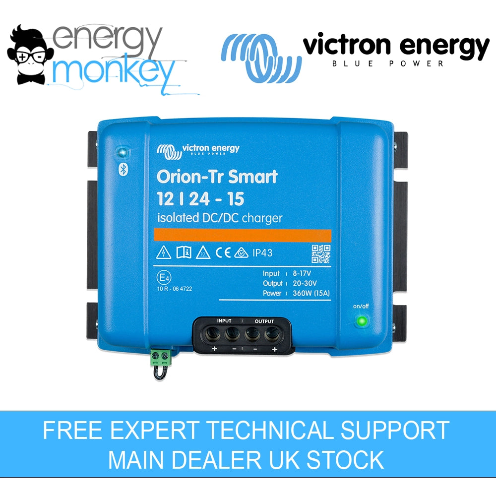 Victron Energy Orion-Tr Smart 12/24V 15A (360W) Isolated DC-DC Charger