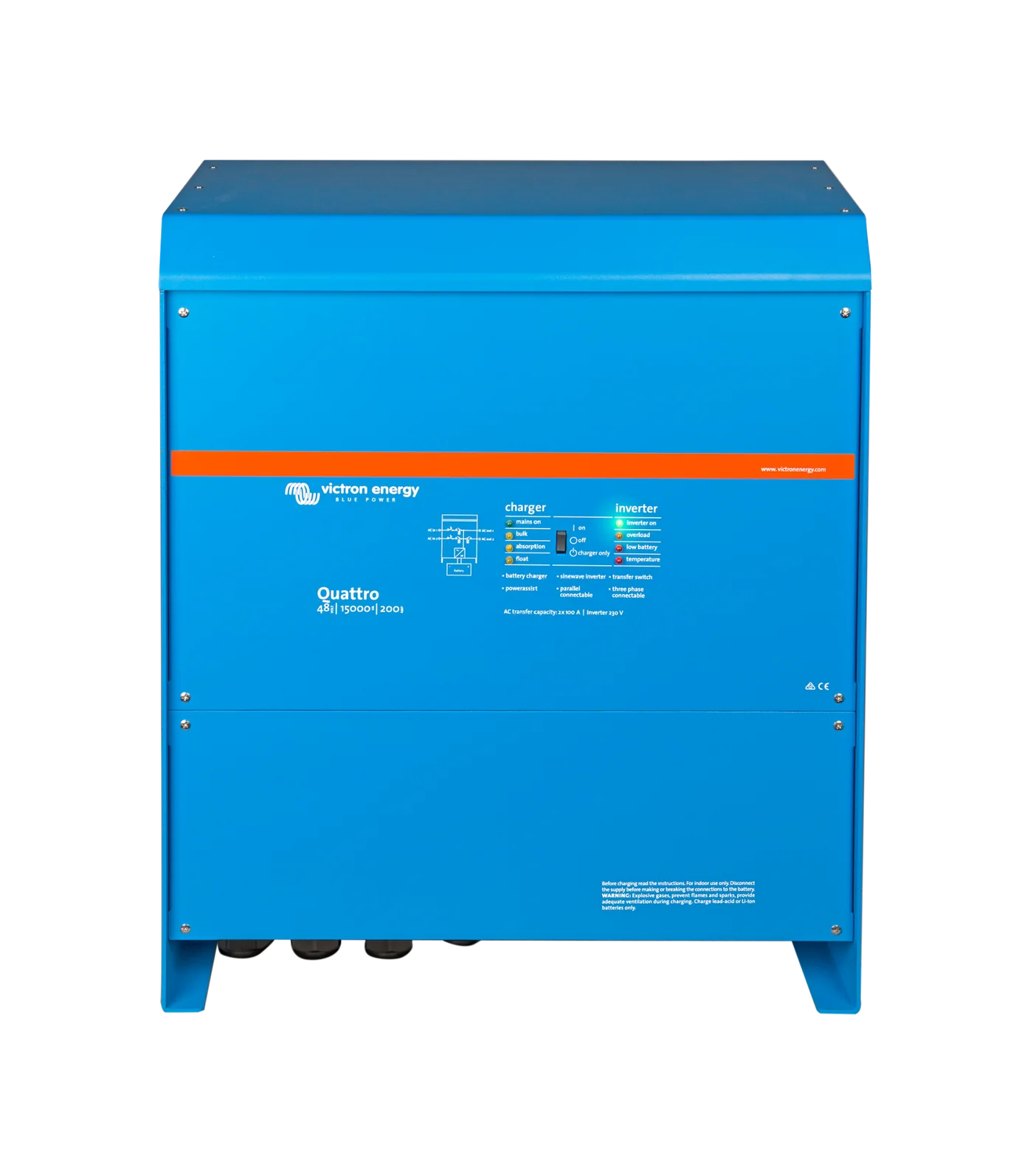 Victron Energy Quattro- 48V 15000VA /200-100/100 230V