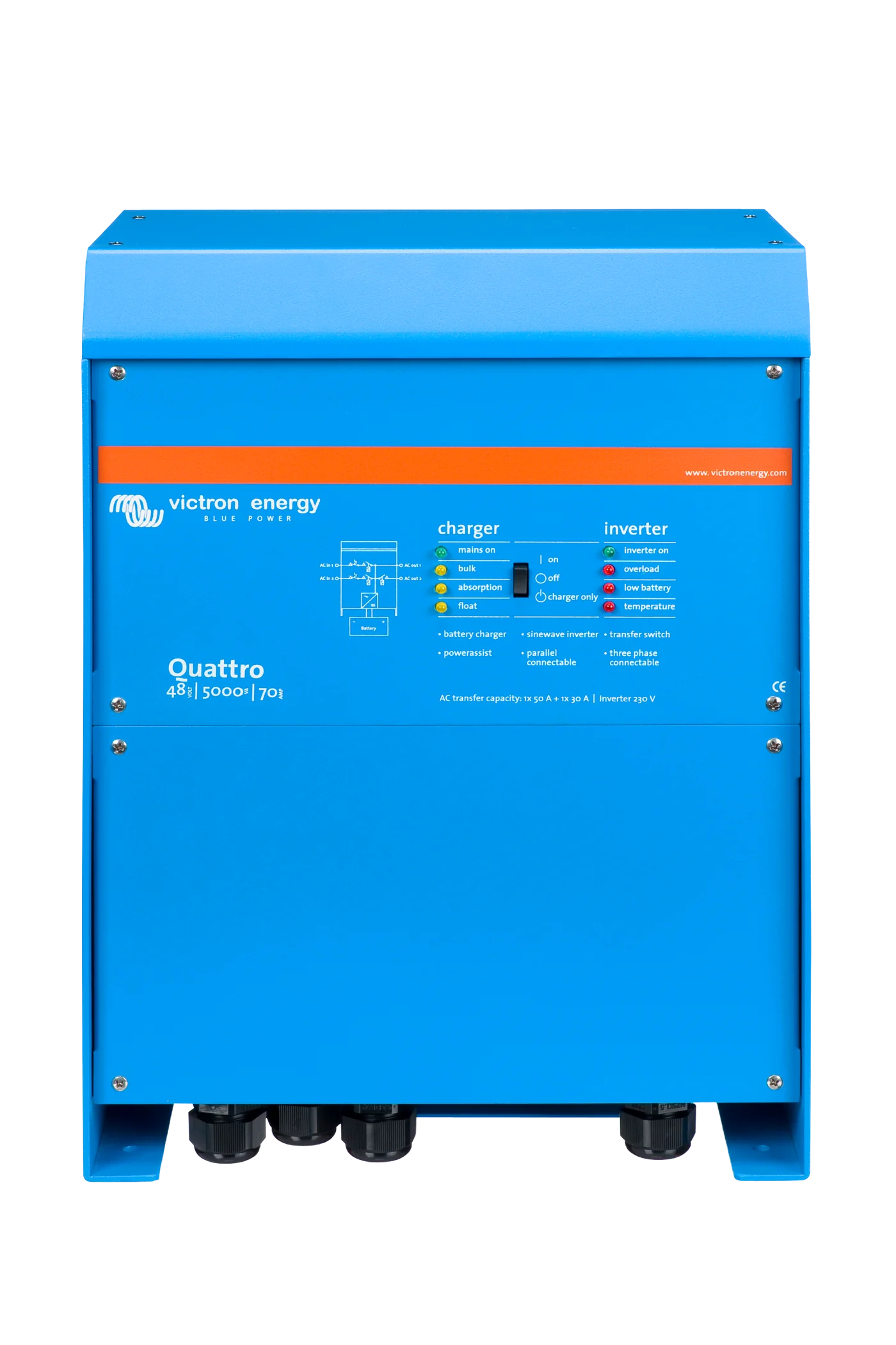 Victron Energy Quattro- 48V 5000VA /70-100/100 230V