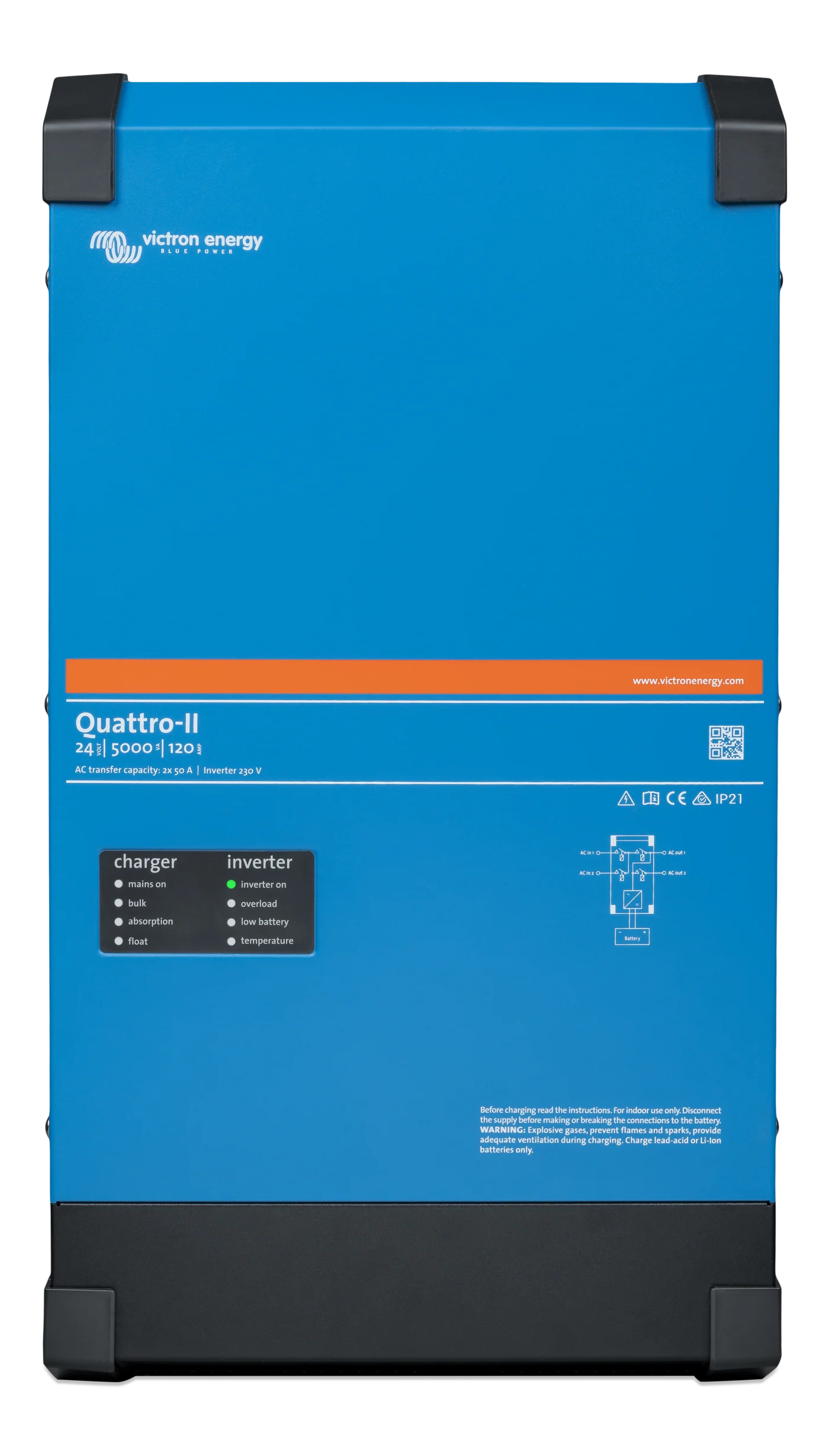 Victron Energy Quattro-II 24V 5000VA 120-50/50 230V