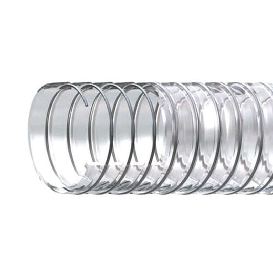 AG CLEAR PVC ARMORVIN HOSE 25mm ID PER METRE