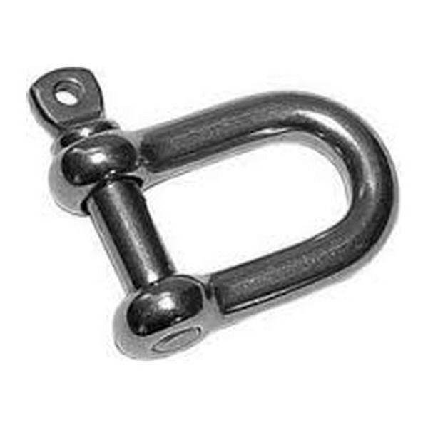 D SHACKLE STAINLESS STEEL 6mm