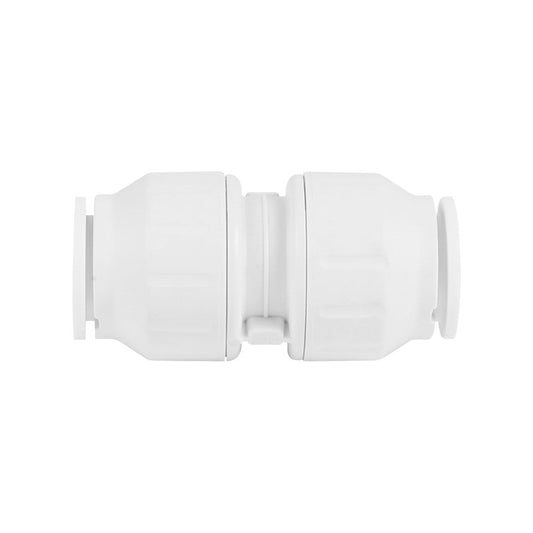 JG Speedfit White Straight Coupler (Dia)15mm
