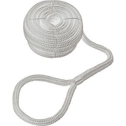 Osculati Mooring Line with Spliced Eye (12mm OD / White / 7 Metres)