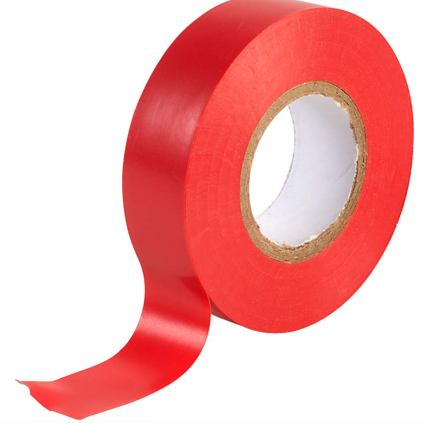 SELF ADHESIVE PVC TAPE 19mmx20M RED