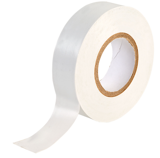SELF ADHESIVE PVC TAPE 19mmx20M WHITE