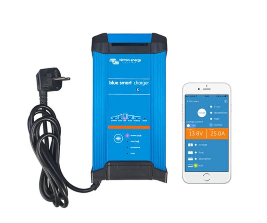 Victron Energy Blue Smart IP22 Bluetooth Battery Charger- 12V 15A, 1 output