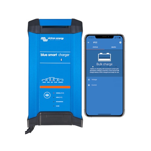 Victron Blue Smart IP22 Bluetooth Battery Charger - 12V 30A, 3 output