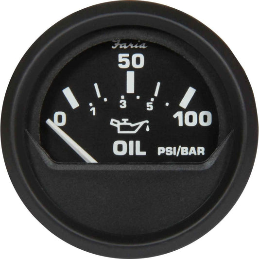 OIL PRESSURE GAUGE 100PSI US EURO B