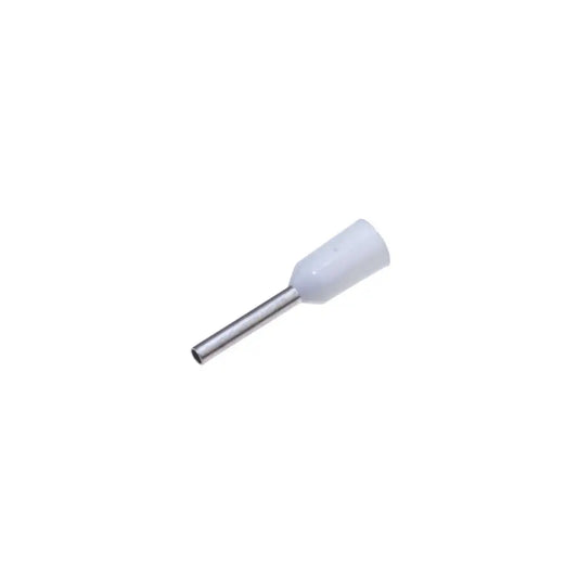 Bootlace Ferrule Single 0.5MM - White PK100