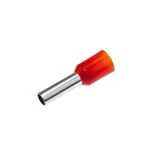 Bootlace Ferrule Single 4MM Orange PK100